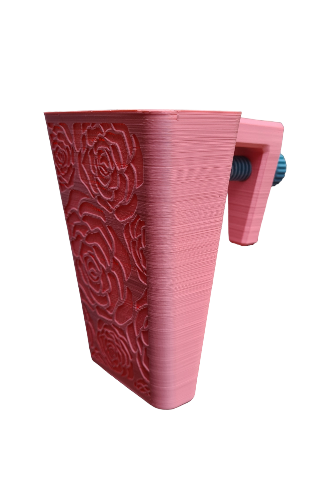roses holder screw clamp utility home rose design art 3D print model - Mito3D