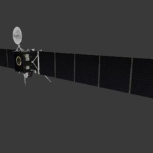 rosetta juego Modelo 3d la nave espacial satélite los ojos del sistema solar 3d print model - Mito3D