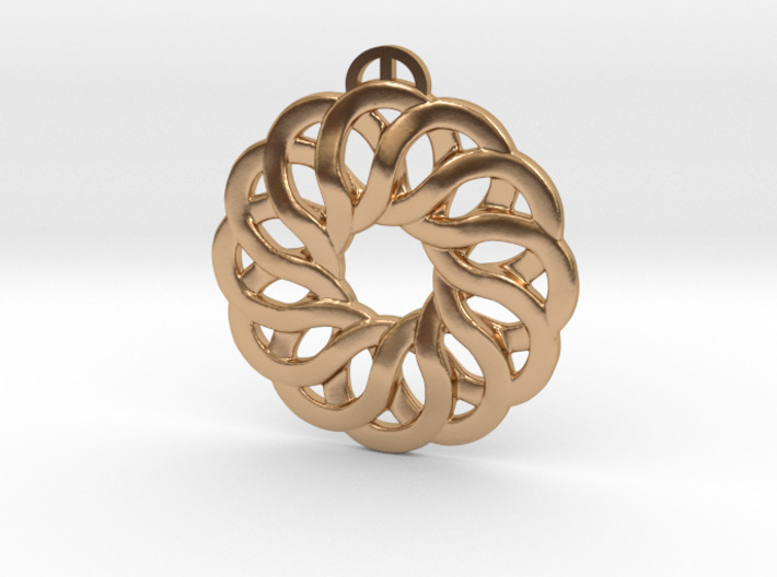 rozet kolye 3D print model - Mito3D