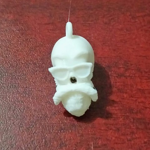 roshi skull said jewelry dragon ball vegetative goku easy print model 3D print model - Mito3D