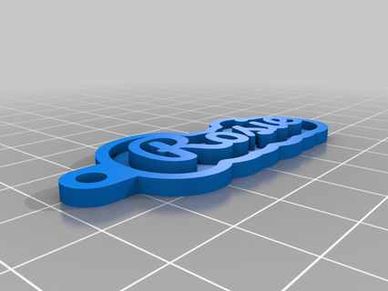 Rosie angepasst Schlüsselanhänger 3d print model - Mito3D