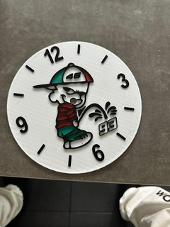 rossi fan orologio yamaha moto gp divertimento 3d print model - Mito3D
