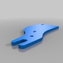 rostock max v2 stock spool holder support 3d_printer_parts 3d print model - Mito3D