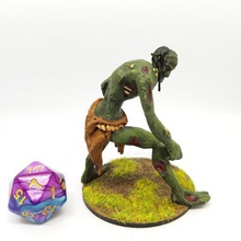 rot troll undead 28mm tabletop gaming art creatures rpg roleplaying pathfinder miniature miniatures dnd 3d print model - Mito3D