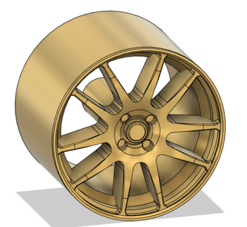lista ruedas esfuerzo torsión rueda neumático borde coche vehiculo mecánico accesorios mods 3d print model - Mito3D