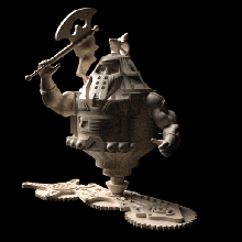 rotar motu man peonza Clásico hombre universo maestros figura acción hacha batalla twistor 3d print model - Mito3D