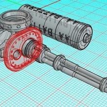 rotierend Autokanone Ritter model_robots 3d print model - Mito3D