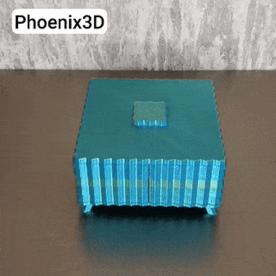 rotante scatola 3d stampa 3d print model - Mito3D