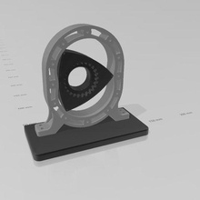 rotativo motor 3d print model - Mito3D