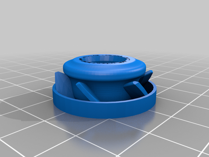 rotary tool fan - dremel removing grip air blower 4000 diy tools makers 3d print model - Mito3D