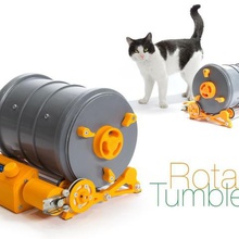 rotary tumbler various arduino rock hobby 3d print model - Mito3D