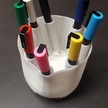 rotate pencil holder pot 3d print model - Mito3D