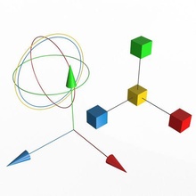 girar escala arquitectura maya herramienta manipulador icono gráfico tutorial 3d print model - Mito3D