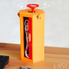dönen kablo tutucu gadget 3dprintable kutusu cassetto tasarım designproject masa Çekmeceler hediye ev işleri ofis Organizatör döner usb Şarj Cihazı 3d print model - Mito3D