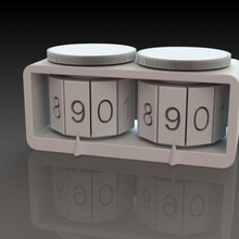 giratorio calendario rotatorio fiverrcults oficina 3d print model - Mito3D