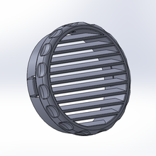 rotating diffuser diameter 66mm 3d print model - Mito3D