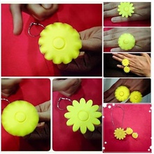 rotação flor acessórios anel de colar jóias 3d print model - Mito3D