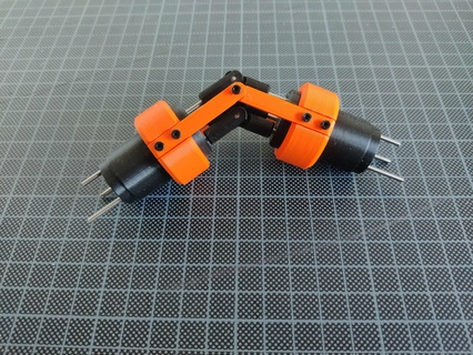 rotating joint - concept hinge robotic art robot arm 3d print model - Mito3D