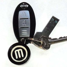 rotating key chain fob spinning logo jewelry keychains turns spins rotates ring moving moves keys keyring keyfob keychain bearing 3d print model - Mito3D