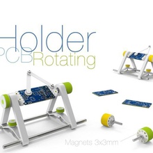 rotierende platinenhalter verschiedene hobby drehen pcb Halter 3d print model - Mito3D