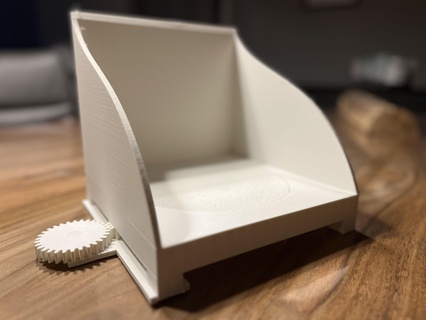 rotante Prodotto scatola aerografo stazione vendita kammer giradischi Ingranaggio mostrare filatore tavolo 3d print model - Mito3D