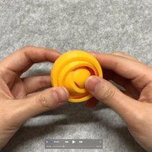 rotierende Ringe tinkercad Kunst Modelle eunny allinone 3d print model - Mito3D