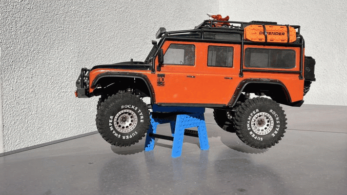 rotierend stand traxxas trx4 3d print model - Mito3D
