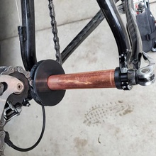 rotating translating bicycle dummy hub tool cycle cog road bike 3d print model - Mito3D