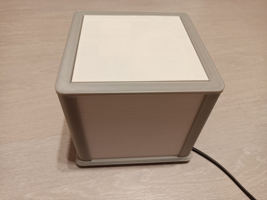 rotation lithophane lamp photos 3d print model - Mito3D