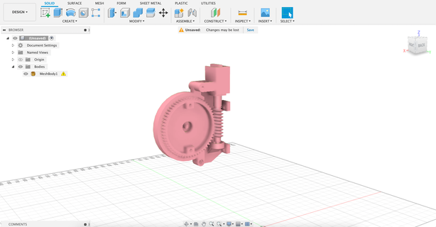 rotazione meccanismo 3d print model - Mito3D