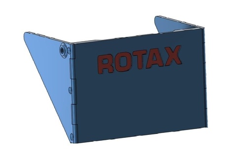 rotax radiator screen kart karting protector racing race 3d print model - Mito3D