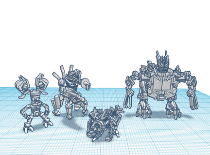 rotf Gerät Bots einstellen 1 Transformer Studio Serie Decepticon Decepticons Film Küche Basteln Stütze Diorama Spielzeug 3d print model - Mito3D