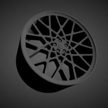 rotiform blq scalable printable rims cars low poly hot wheels 1/18 1/24 1/25 1/32 1/43 3d print model - Mito3D