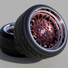 rotiform bth rims tires diecast rc scale models hotwheels scalemodel wheel tire custom 3d print model - Mito3D