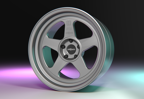 rotiform roc-h rims wheels stance 1 24 scalemodel 3d print model - Mito3D