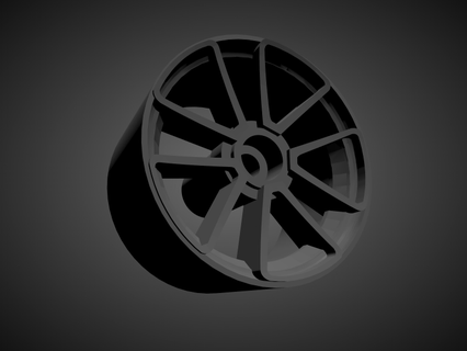 rotiform spf rims brakes tires hot wheels cars poly 3d print model - Mito3D