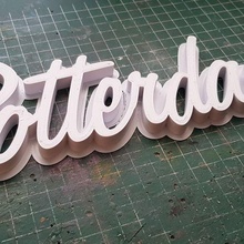 rotterdam letters gadget 010 city feyenoord kuip 3d print model - Mito3D