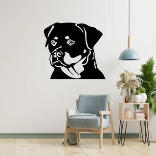 rottweiler perro hogar casa pared 3d print model - Mito3D