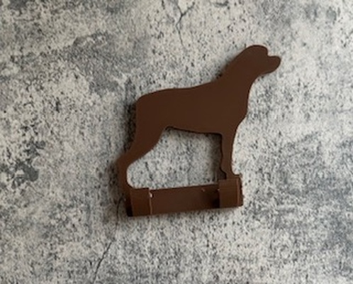 rottweiler chien conduire crochet stl fichier mur monter amoureux unique 3d print model - Mito3D