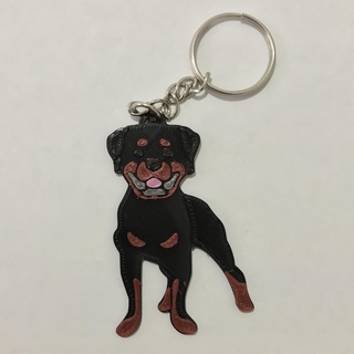 rottweiler keychain key keys dog stl 3d printing prints dogs 3d print model - Mito3D
