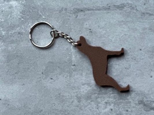rottweiler porte clés stl fichier chien 3d print model - Mito3D