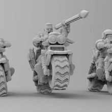 rough ride pilotos fase 2 jogo brinquedo warhammer 40k guarda imperial 3d print model - Mito3D