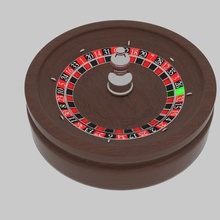 roulette spin game spinner wheel coin night engine luck chance trick computer casino rafle raffle gambling gamble slots machine roulete table 3d print model - Mito3D
