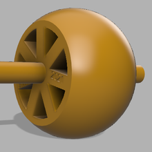 roulette roue 3d print model - Mito3D