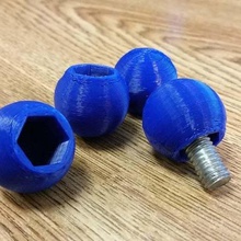 round bolt cap tool parts 3d print model - Mito3D