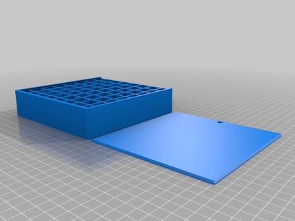 rond boîte impression presse lettres v2 personnalisé outil titulaires boites conteneurs organisation espace rangement 3d print model - Mito3D