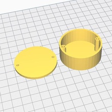 round box reclosable via m3 inserts tool insert 3d print model - Mito3D