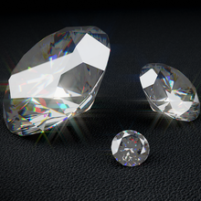 round brilliant diamond jewelry blender jewellery 3d print model - Mito3D
