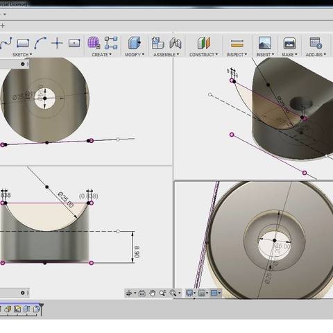 fauteuil rond de jambe luge conforama la maison ménage 3D print model - Mito3D