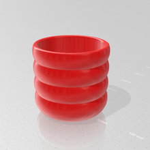 round pot home potty 3d print model - Mito3D